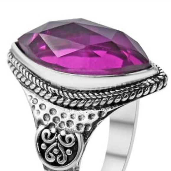 Bohemian Bali Legacy Lilac Quartz Ring Size 5! - Picture 7 of 14